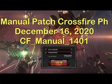 crossfire manual patch|Crossfire.